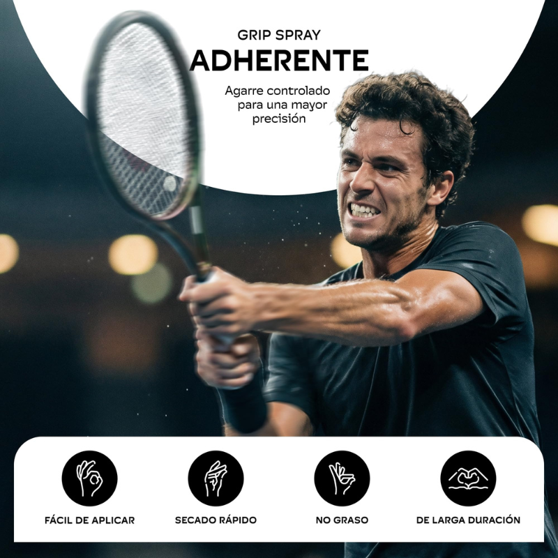 Spray adherente deportivo