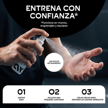 Spray adherente deportivo